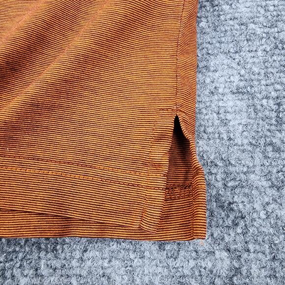 Bugatchi Uomo Shirt Mens XL Orange Polo TPC Scottsdale Golf Egyptian Cotton - Picture 12 of 16